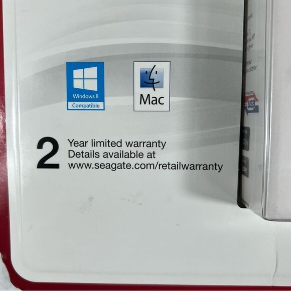 Seagate Back Up Plus Desktop 4TB USB 3.0 New In Package - Picture 5 of 5